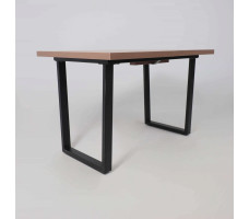 Стол FIT 120 (120-160)*85 дуб галифакс табак/черный