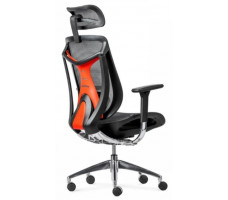 Кресло SitUp BARRACUDA Chrome (сетка Dark Gray/ткань Dark Gray)