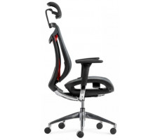 Кресло SitUp BARRACUDA Chrome (сетка Dark Gray/ткань Dark Gray)