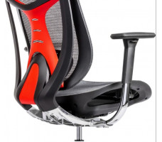Кресло SitUp BARRACUDA Chrome (сетка Dark Gray/ткань Dark Gray)