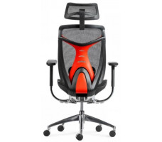 Кресло SitUp BARRACUDA Chrome (сетка Dark Gray/ткань Dark Gray)