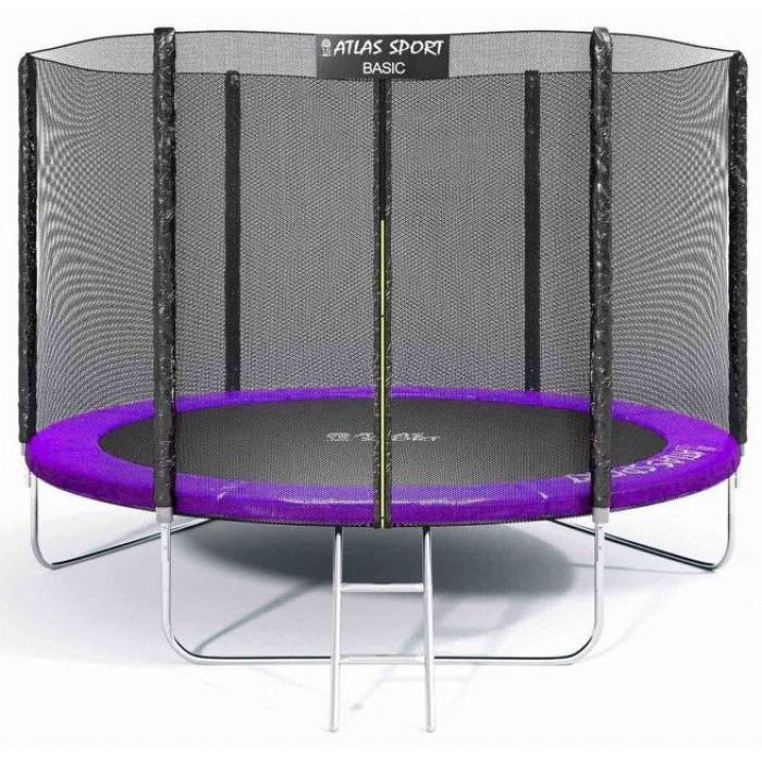 Батут Atlas Sport 252 см (8ft) BASIC фиолетовый
