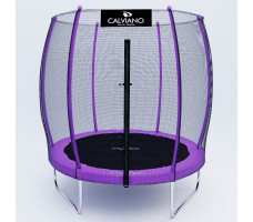 Батут с защитной сеткой Calviano 183 см - 6ft OUTSIDE master purple (фиолетовый)