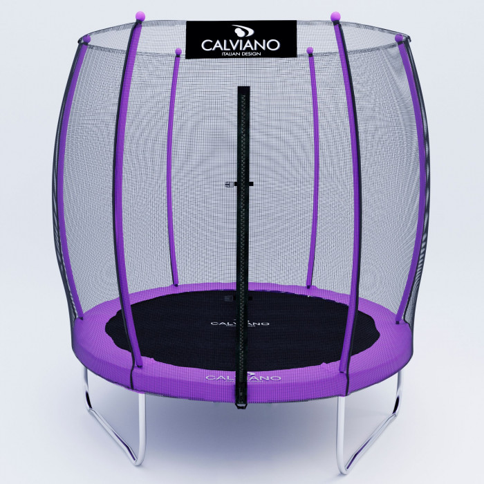 Батут с защитной сеткой Calviano 183 см - 6ft OUTSIDE master purple (фиолетовый)