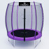 Батут с защитной сеткой Calviano 183 см - 6ft OUTSIDE master purple (фиолетовый)