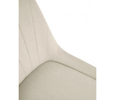Стул Гальваник Марино лофт Catania Ivory / черный