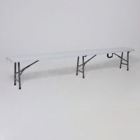 Скамья складная Akshome Bench AKS тип 2 240*30*43 белая купить в Минске Скамья складная Akshome Bench AKS тип 2 240*30*43 белая купить в Минске