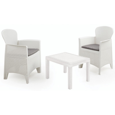 Комплект садовой мебели ProGarden Akita set белый купить в Минске