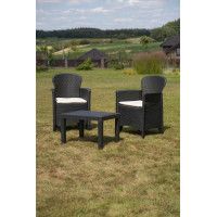 Комплект садовой мебели ProGarden Akita set черный купить в Минске Комплект садовой мебели ProGarden Akita set черный купить в Минске