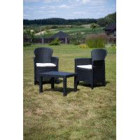 Комплект садовой мебели ProGarden Akita set черный купить в Минске Комплект садовой мебели ProGarden Akita set черный купить в Минске