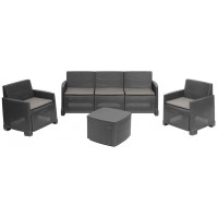 Комплект садовой мебели ProGarden Garda set черный