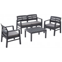 Комплект садовой мебели ProGarden Java set антрацит