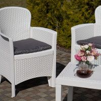 Комплект садовой мебели ProGarden Jungle set белый купить в Минске Комплект садовой мебели ProGarden Jungle set белый купить в Минске