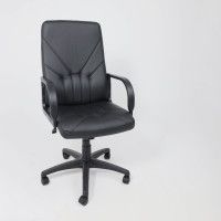 Кресло MANAGER (Менеджер) KD ECO-3 экокожа черный купить в Минске