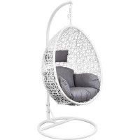 Кресло подвесное AksHome Bounty (Баунти) белый/серый купить в Минске