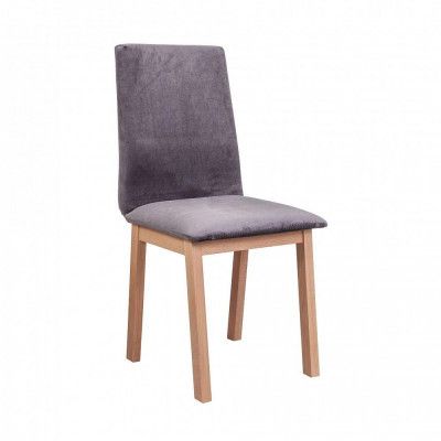 Стул Hugo 5 (Хьюго) серый 26Х/бук натуральный купить в Минске