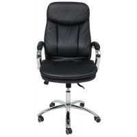 Кресло Akshome Leonardo (Леонардо) натуральная кожа черный купить в Минске