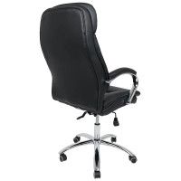 Кресло Akshome Leonardo (Леонардо) натуральная кожа черный купить в Минске
