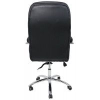 Кресло Akshome Leonardo (Леонардо) натуральная кожа черный купить в Минске