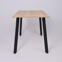 Стол Сварог 1100*680*750 дуб кантри золотой/черный купить в Минске