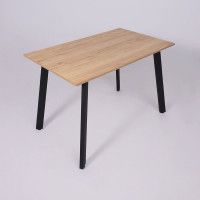 Стол Сварог 1100*680*750 дуб кантри золотой/черный купить в Минске