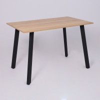 Стол Сварог 1100*680*750 дуб кантри золотой/черный купить в Минске