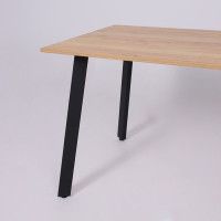 Стол Сварог 1100*680*750 дуб кантри золотой/черный купить в Минске