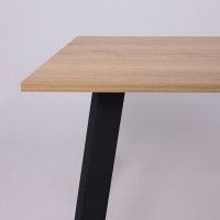 Стол Сварог 1100*680*750 дуб кантри золотой/черный купить в Минске