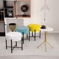 Пуф Sheffilton SHT-B4 серое облако/черный муар купить в Минске