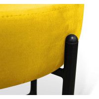 Пуф Sheffilton SHT-B4 желтый/черный муар купить в Минске