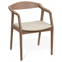 Стул Sheffilton SHT-S202 светлый беж/коричневый