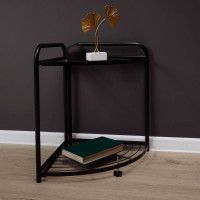 Полка угловая AksHome DANA-2 черная купить в Минске