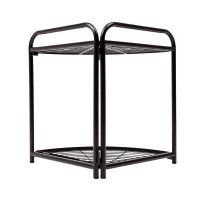 Полка угловая AksHome DANA-2 черная купить в Минске