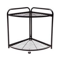 Полка угловая AksHome DANA-2 черная купить в Минске