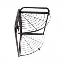 Полка угловая AksHome DANA-2 черная купить в Минске