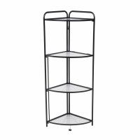 Полка угловая AksHome DANA-4 черная купить в Минске