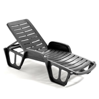 Шезлонг складной LETTINO FISSO антрацит