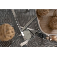 Стол обеденный Signal AGIS II (Агис 2) 140*80*75 прозрачный/хром купить в Минске Стол обеденный Signal AGIS II (Агис 2) 140*80*75 прозрачный/хром купить в Минске