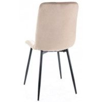 Стул Signal ALAN (Алан) Velvet Bluvel 40 темно-бежевый/черный купить в Минске Стул Signal ALAN (Алан) Velvet Bluvel 40 темно-бежевый/черный купить в Минске