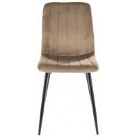 Стул Signal ALAN (Алан) Velvet Bluvel 77 оливковый/черный купить в Минске