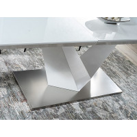 Стол обеденный Signal ALARAS III (Аларас) (160-220)*90*76 белый лак/белый купить в Минске