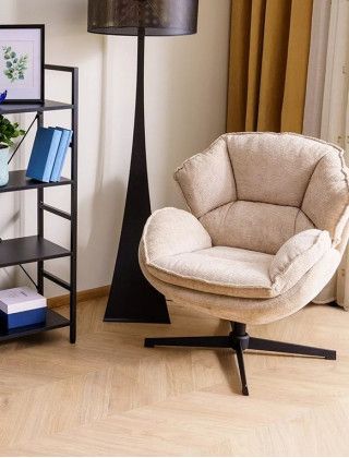 Кресло Signal BETTY бежевый/черный купить в Минске