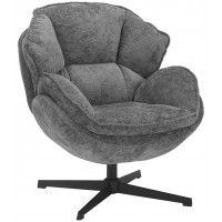 Кресло Signal BETTY серый/черный