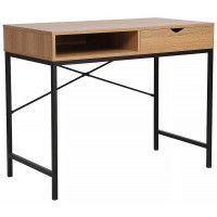 Стол компьютерный SIGNAL Biurko B-027 95*48*76 дуб/черный