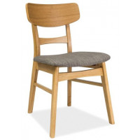 Стул SIGNAL CD-61 tap. 40 серый/дуб