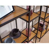 Стеллаж SIGNAL COSTA A (Коста) дуб/черный купить в Минске Стеллаж SIGNAL COSTA A (Коста) дуб/черный купить в Минске