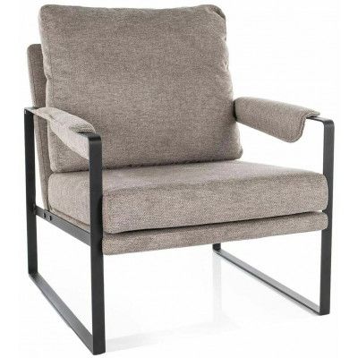 Кресло SIGNAL FOCUS Brego 34 бежевый/черный мат купить в Минске