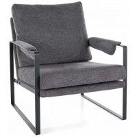 Кресло SIGNAL FOCUS Brego 18 темно-серый/черный мат