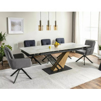 Стол обеденный Signal GENESIS (Генезис) (160-220)*90 белый/дуб купить в Минске Стол обеденный Signal GENESIS (Генезис) (160-220)*90 белый/дуб купить в Минске