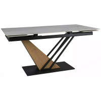 Стол обеденный Signal GENESIS (Генезис) (160-220)*90 белый/дуб купить в Минске Стол обеденный Signal GENESIS (Генезис) (160-220)*90 белый/дуб купить в Минске